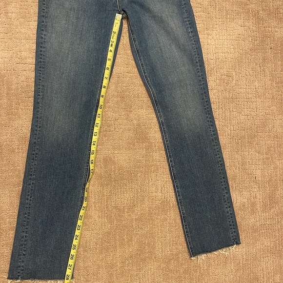 Mother Mid Rise Dazzler Ankle Fray This Time Next Year sz 26 - Picture 8 of 8